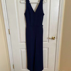 Aritzia Wilfred Écoulement V Jumpsuit NAVY BLUE
